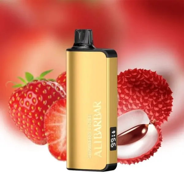 Alibarbar Ingot 9000 Disposable Vape – Strawberry Lychee